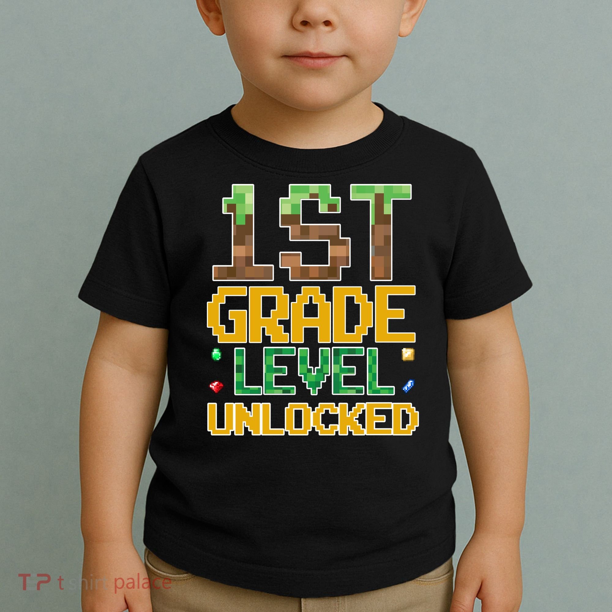 Back To School 1st Grade Gamer First Day Toddler T-Shirt