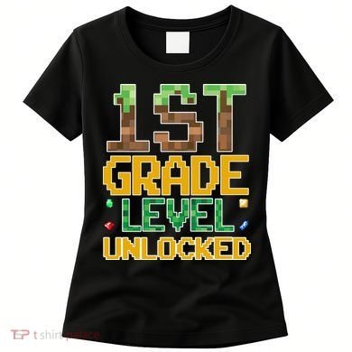 Back To School 1st Grade Gamer First Day Women's T-Shirt