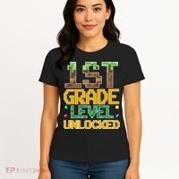 Back To School 1st Grade Gamer First Day Women's T-Shirt thumb 4