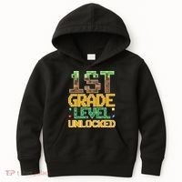 Back To School 1st Grade Gamer First Day Kids Hoodie thumb 0