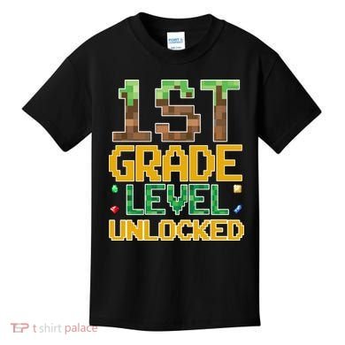 Back To School 1st Grade Gamer First Day Kids T-Shirt