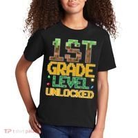 Back To School 1st Grade Gamer First Day Kids T-Shirt thumb 2