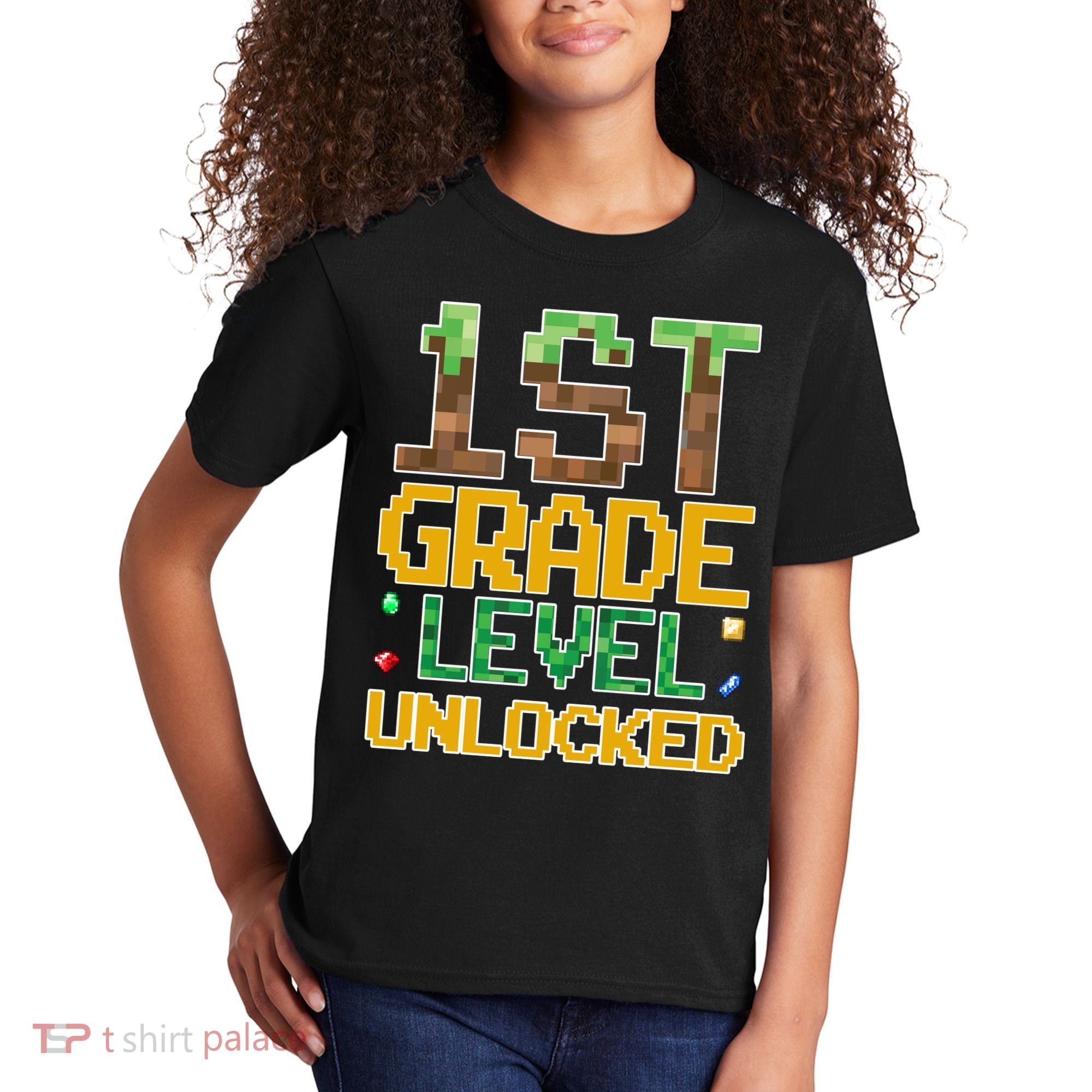 Back To School 1st Grade Gamer First Day Kids T-Shirt