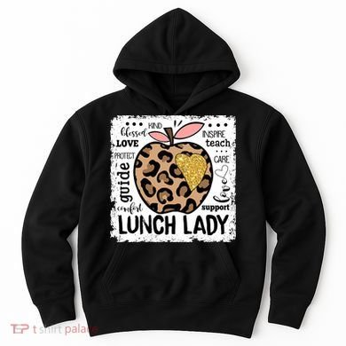 Back To School Teach Love Inspire Lunch Lady Hoodie