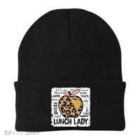 Back To School Teach Love Inspire Lunch Lady Beanie thumb 0
