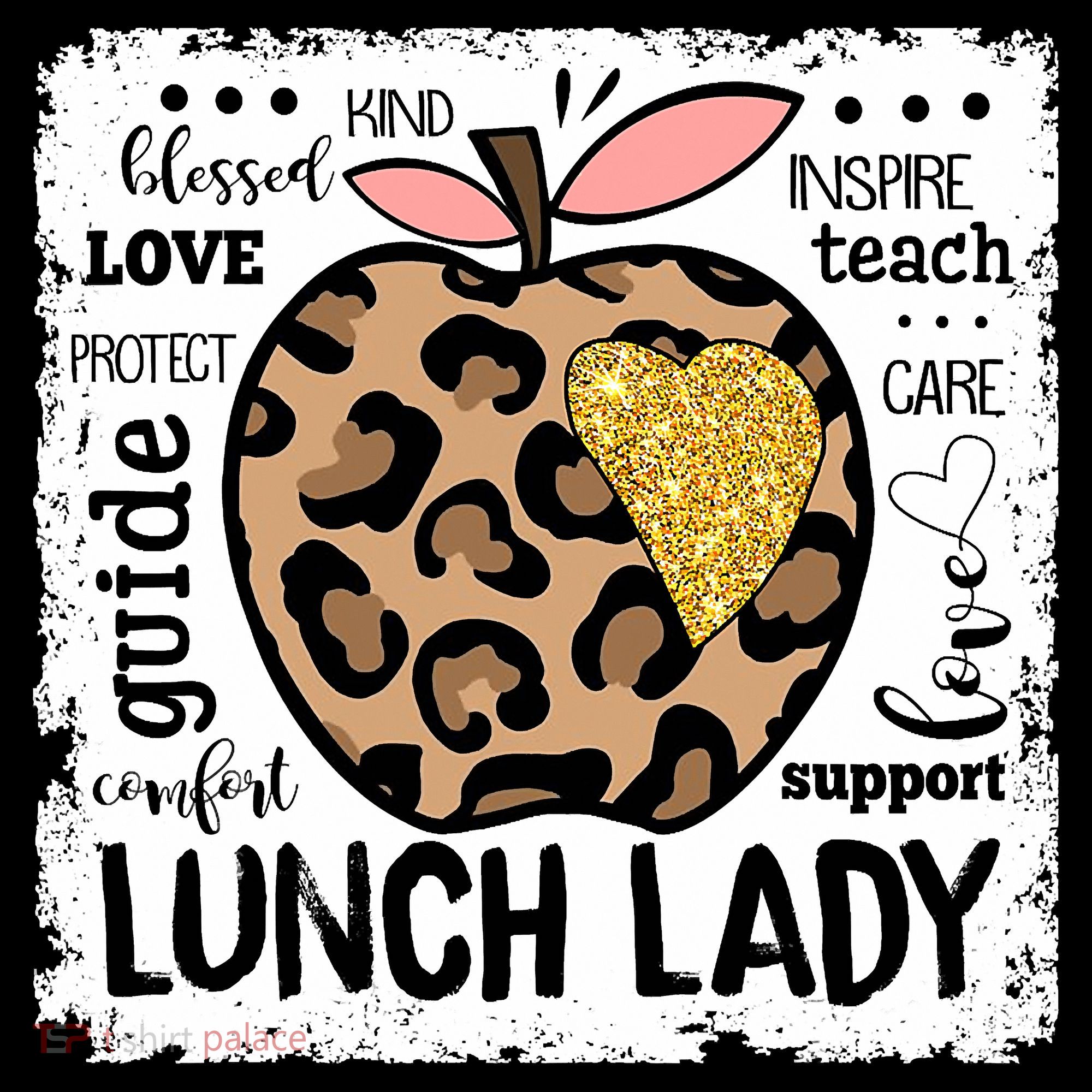 Back To School Teach Love Inspire Lunch Lady Women's Hoodie
