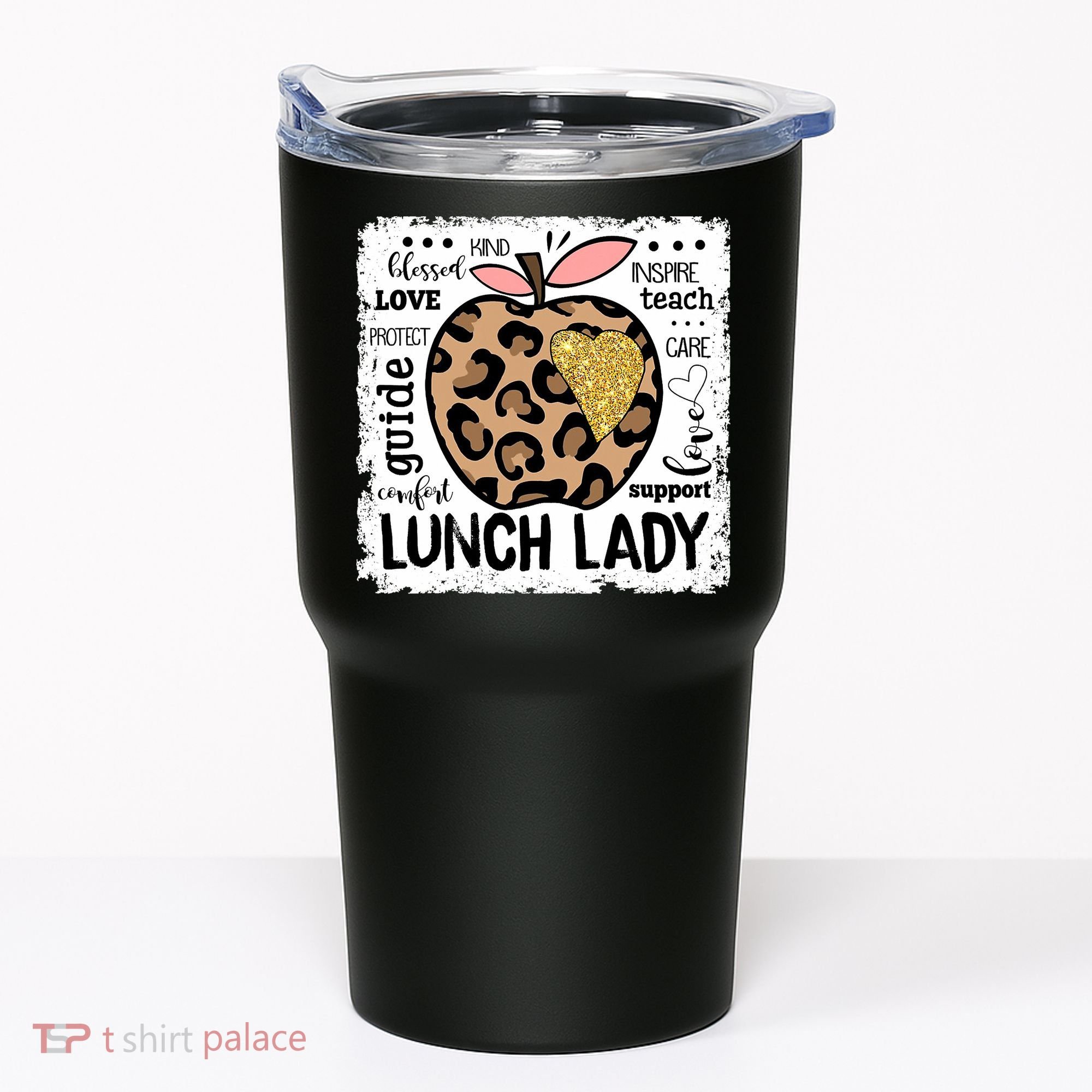 Back To School Teach Love Inspire Lunch Lady Tumbler