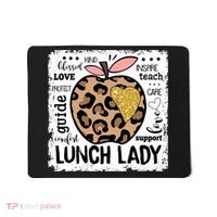 Back To School Teach Love Inspire Lunch Lady Mousepad thumb 0