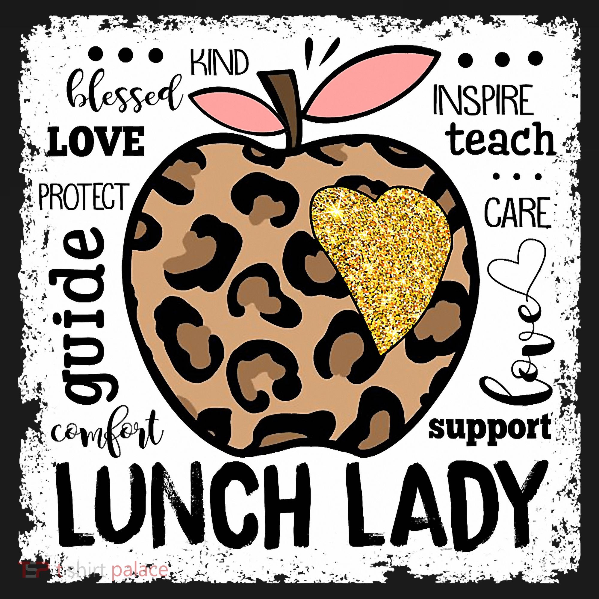 Back To School Teach Love Inspire Lunch Lady Mousepad