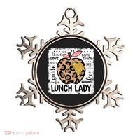 Back To School Teach Love Inspire Lunch Lady Ornament thumb 0