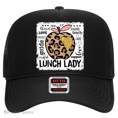 Back To School Teach Love Inspire Lunch Lady Hat