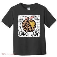 Back To School Teach Love Inspire Lunch Lady Toddler T-Shirt thumb 0