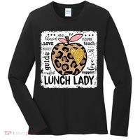 Back To School Teach Love Inspire Lunch Lady Women's Long Sleeve Shirt thumb 0