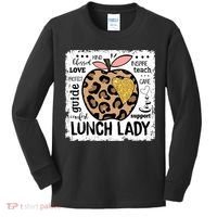 Back To School Teach Love Inspire Lunch Lady Kids Long Sleeve Shirt thumb 0