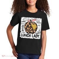 Back To School Teach Love Inspire Lunch Lady Kids T-Shirt thumb 2