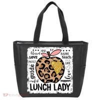 Back To School Teach Love Inspire Lunch Lady Tote Bag thumb 0