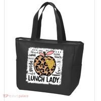 Back To School Teach Love Inspire Lunch Lady Tote Bag thumb 3