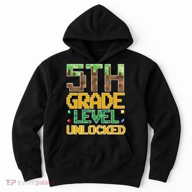 Back To School 5th Grade Gamer Fifth Grader Hoodie