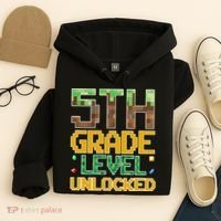 Back To School 5th Grade Gamer Fifth Grader Hoodie thumb 4