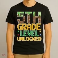 Back To School 5th Grade Gamer Fifth Grader T-Shirt thumb 3