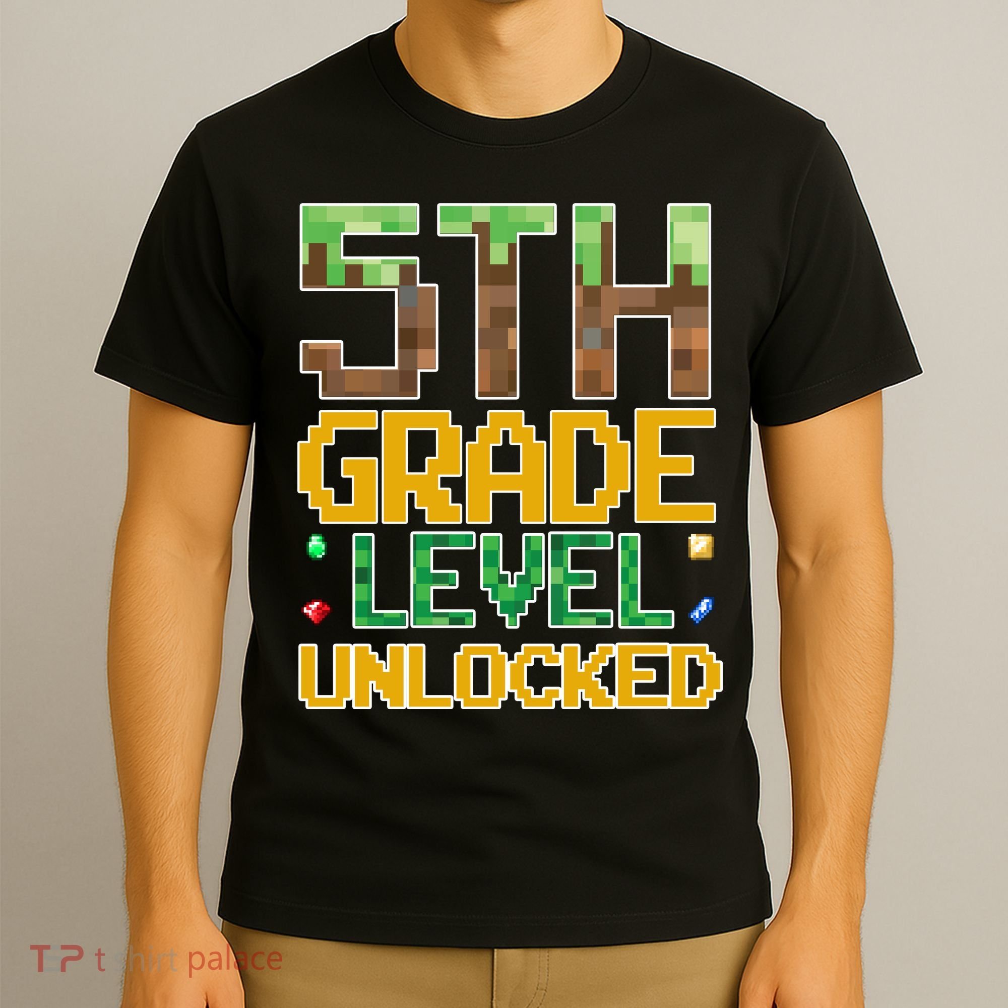 Back To School 5th Grade Gamer Fifth Grader T-Shirt