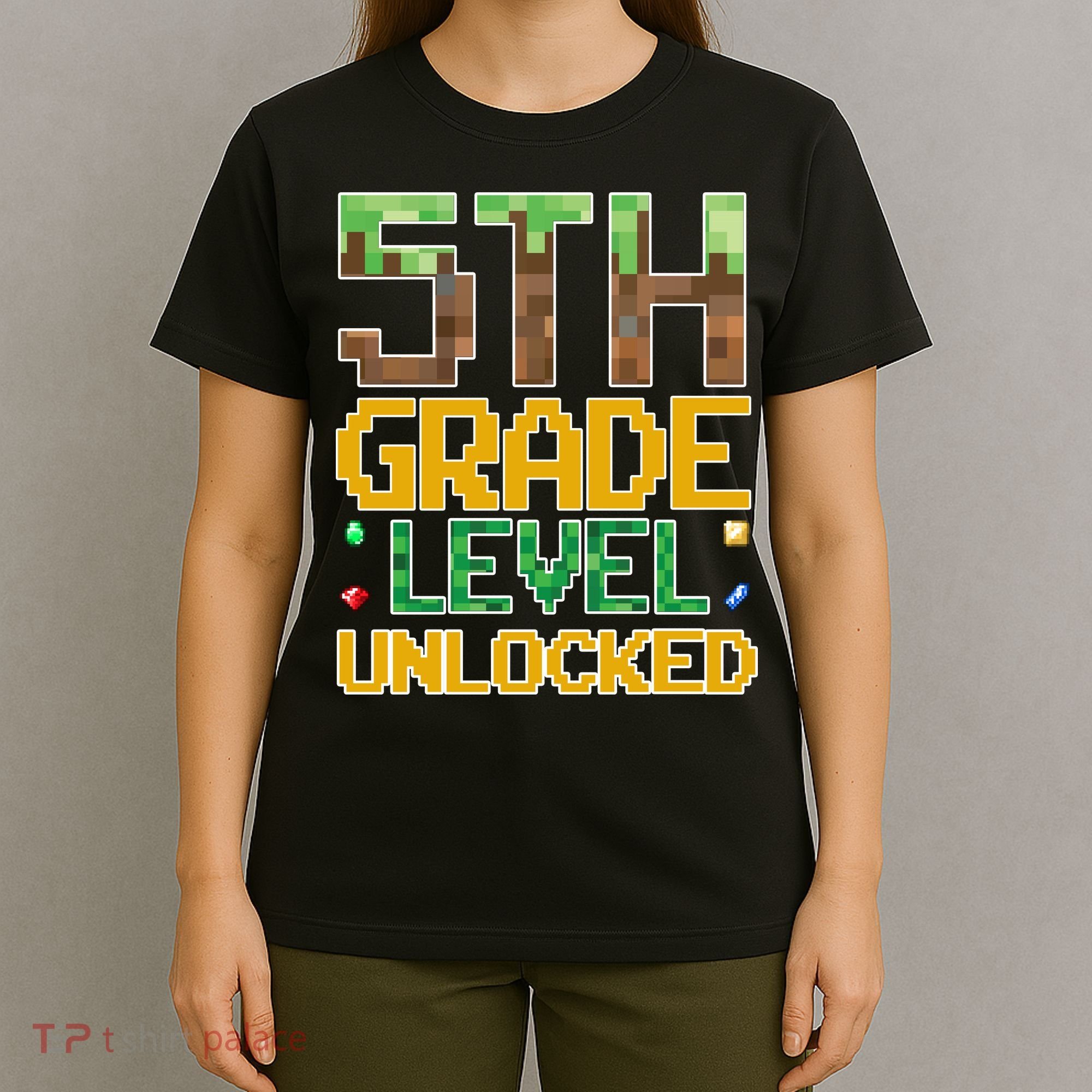 Back To School 5th Grade Gamer Fifth Grader T-Shirt