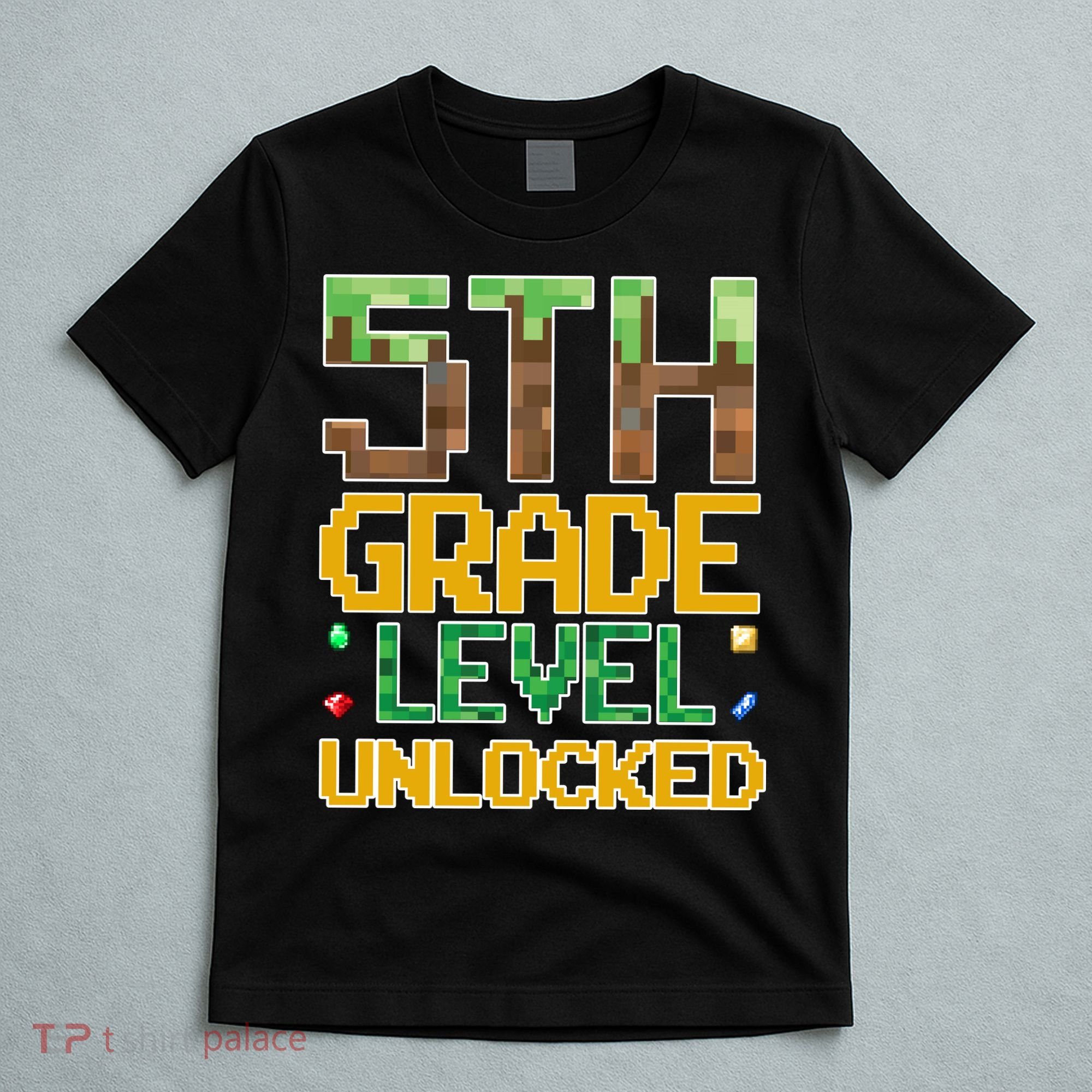Back To School 5th Grade Gamer Fifth Grader T-Shirt