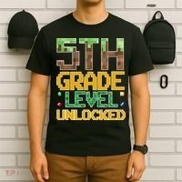 Back To School 5th Grade Gamer Fifth Grader T-Shirt thumb 6