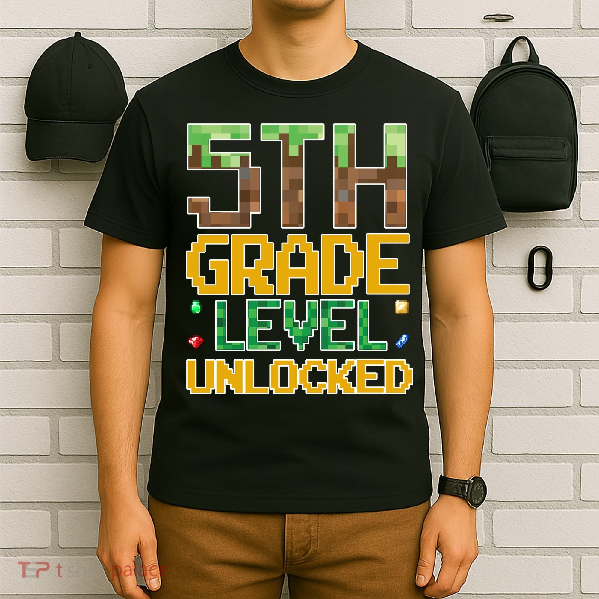 Back To School 5th Grade Gamer Fifth Grader T-Shirt