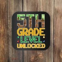 Back To School 5th Grade Gamer Fifth Grader Coaster thumb 0