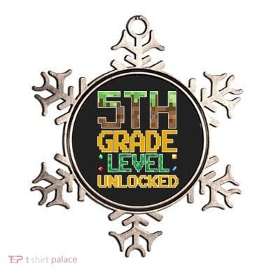 Back To School 5th Grade Gamer Fifth Grader Ornament