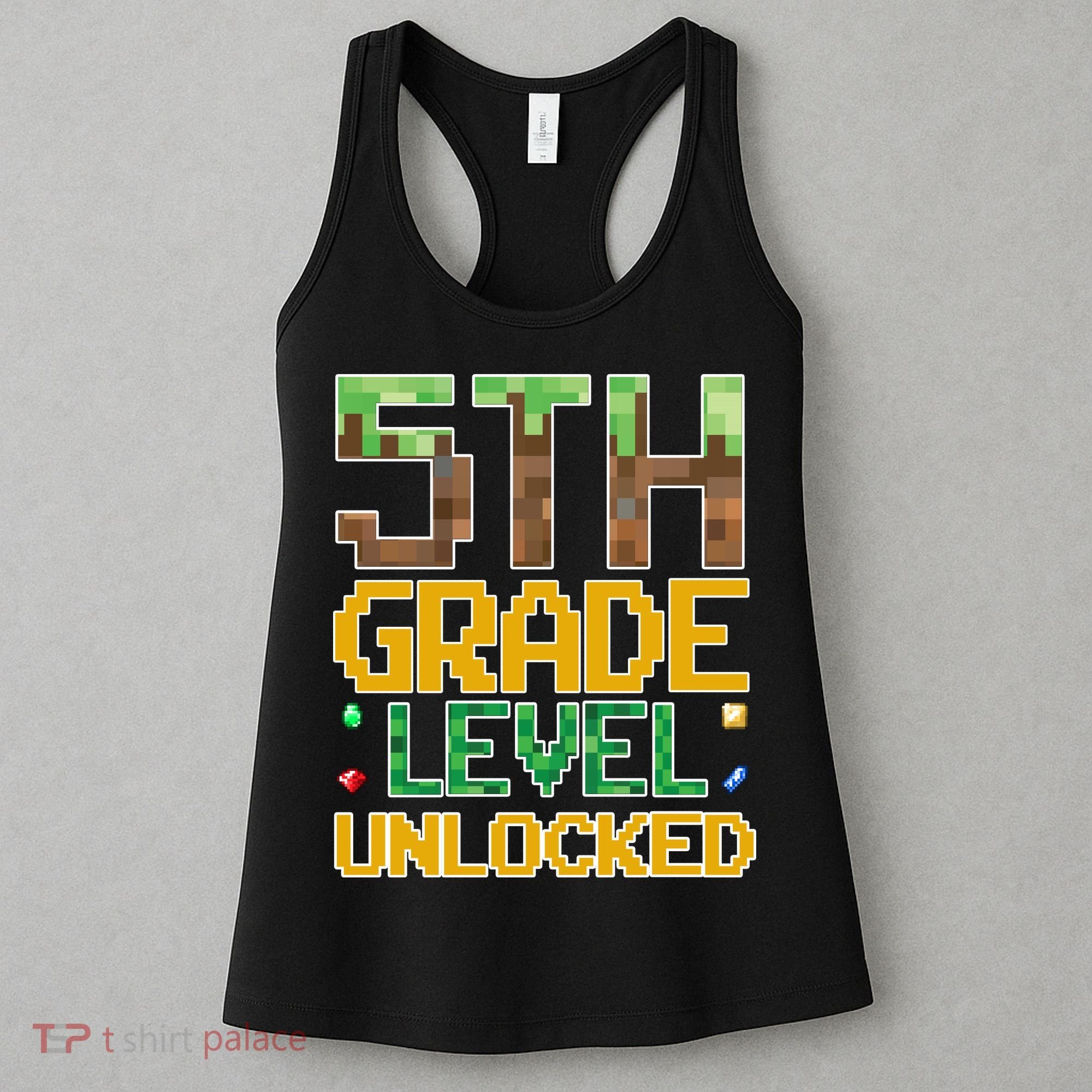 Back To School 5th Grade Gamer Fifth Grader Women's Tank Top