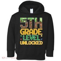 Back To School 5th Grade Gamer Fifth Grader Toddler Hoodie thumb 0