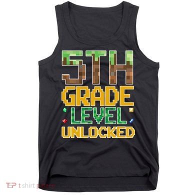 Back To School 5th Grade Gamer Fifth Grader Tank Top
