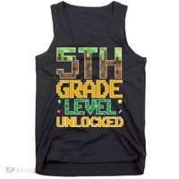 Back To School 5th Grade Gamer Fifth Grader Tank Top thumb 0