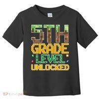 Back To School 5th Grade Gamer Fifth Grader Toddler T-Shirt thumb 0