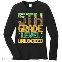Back To School 5th Grade Gamer Fifth Grader Women's Long Sleeve Shirt thumb 0