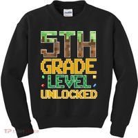 Back To School 5th Grade Gamer Fifth Grader Kids Sweatshirt thumb 0