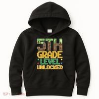 Back To School 5th Grade Gamer Fifth Grader Kids Hoodie thumb 0