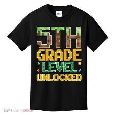Back To School 5th Grade Gamer Fifth Grader Kids T-Shirt