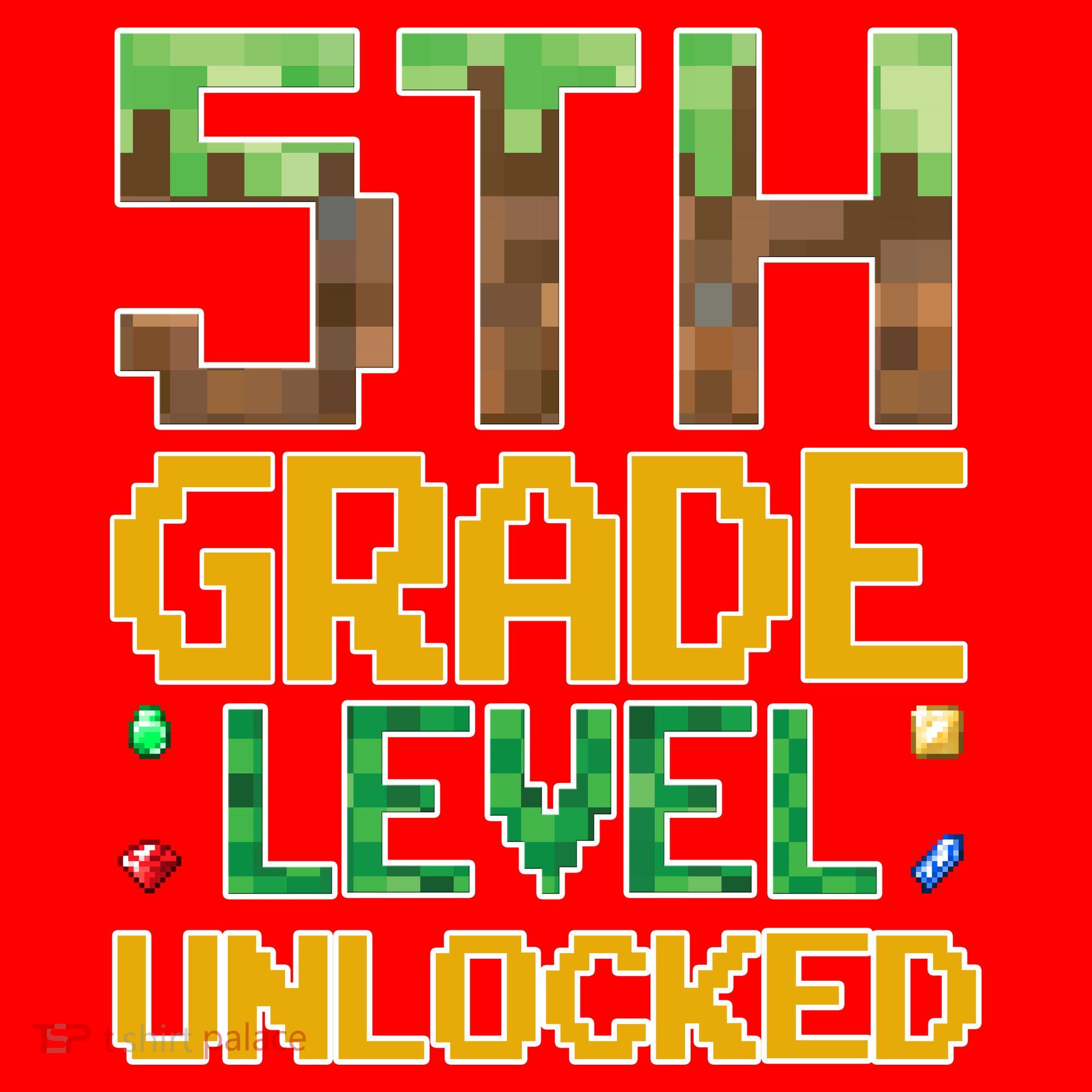 Back To School 5th Grade Gamer Fifth Grader Santa Hat