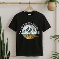 Back To School Let The 5th Grade Adventure Begin Fifth Grade T-Shirt thumb 2