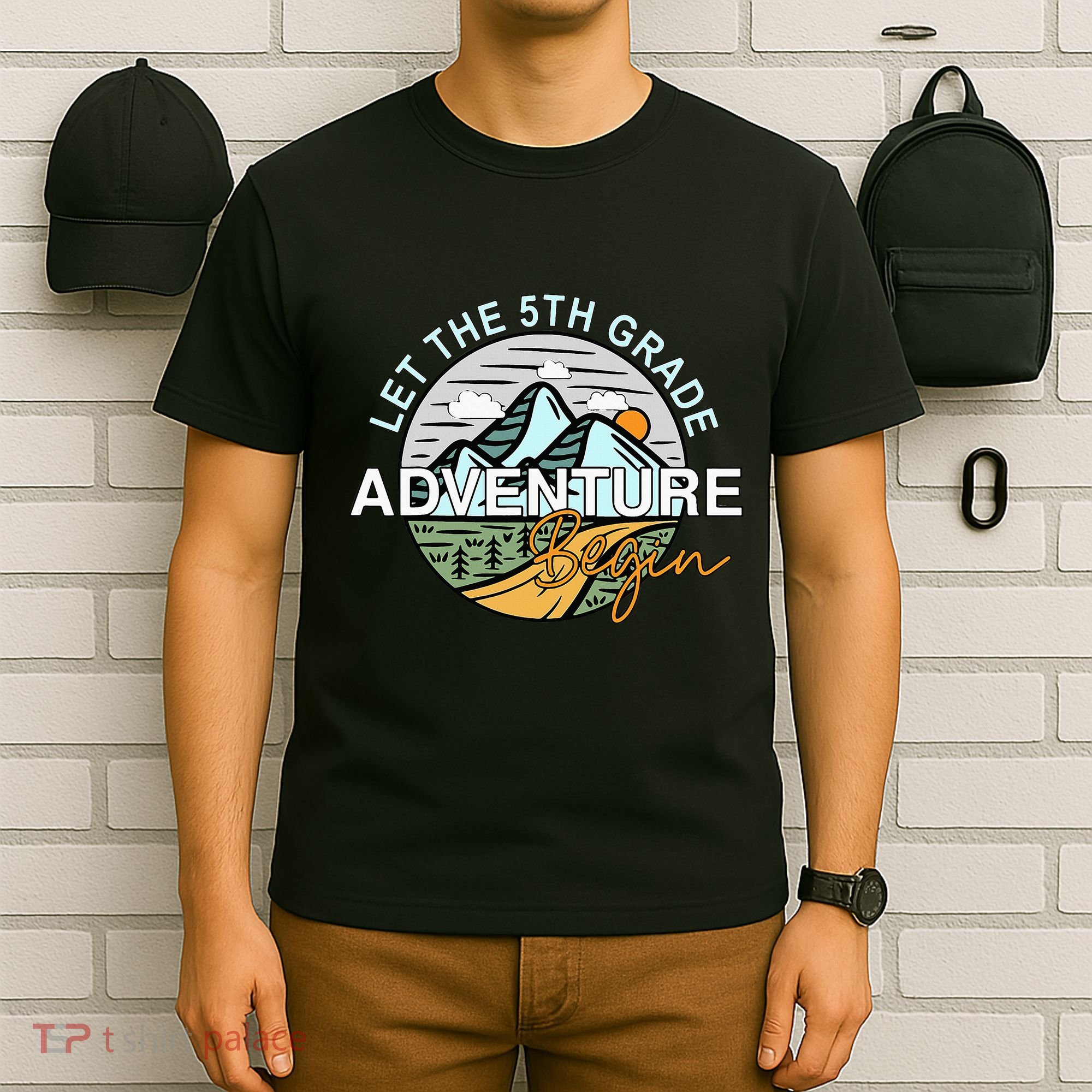 Back To School Let The 5th Grade Adventure Begin Fifth Grade T-Shirt