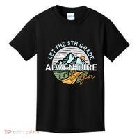Back To School Let The 5th Grade Adventure Begin Fifth Grade Kids T-Shirt thumb 0