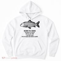 Born To Swim Ocean Is A Fuck Hoodie thumb 0