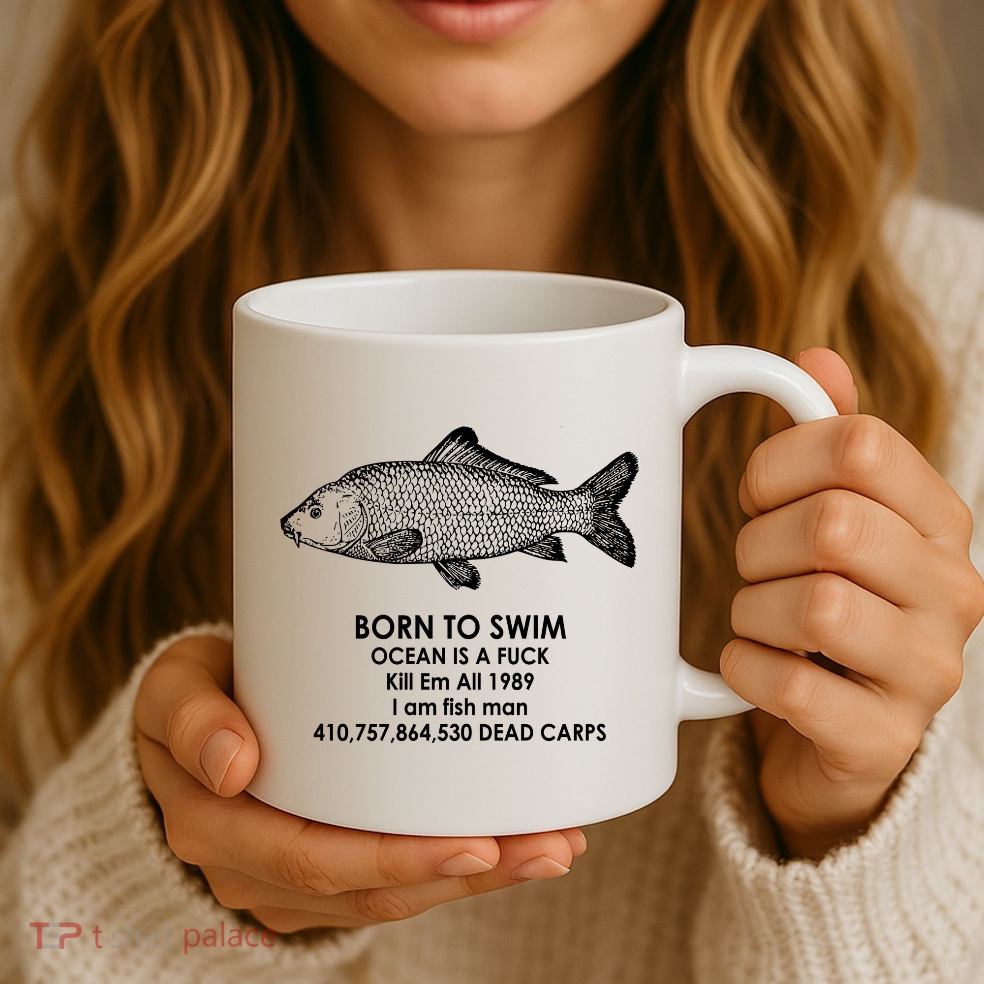 Born To Swim Ocean Is A Fuck Coffee Mug