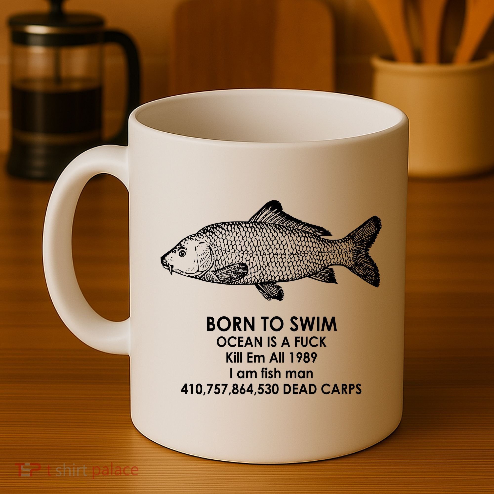 Born To Swim Ocean Is A Fuck Coffee Mug