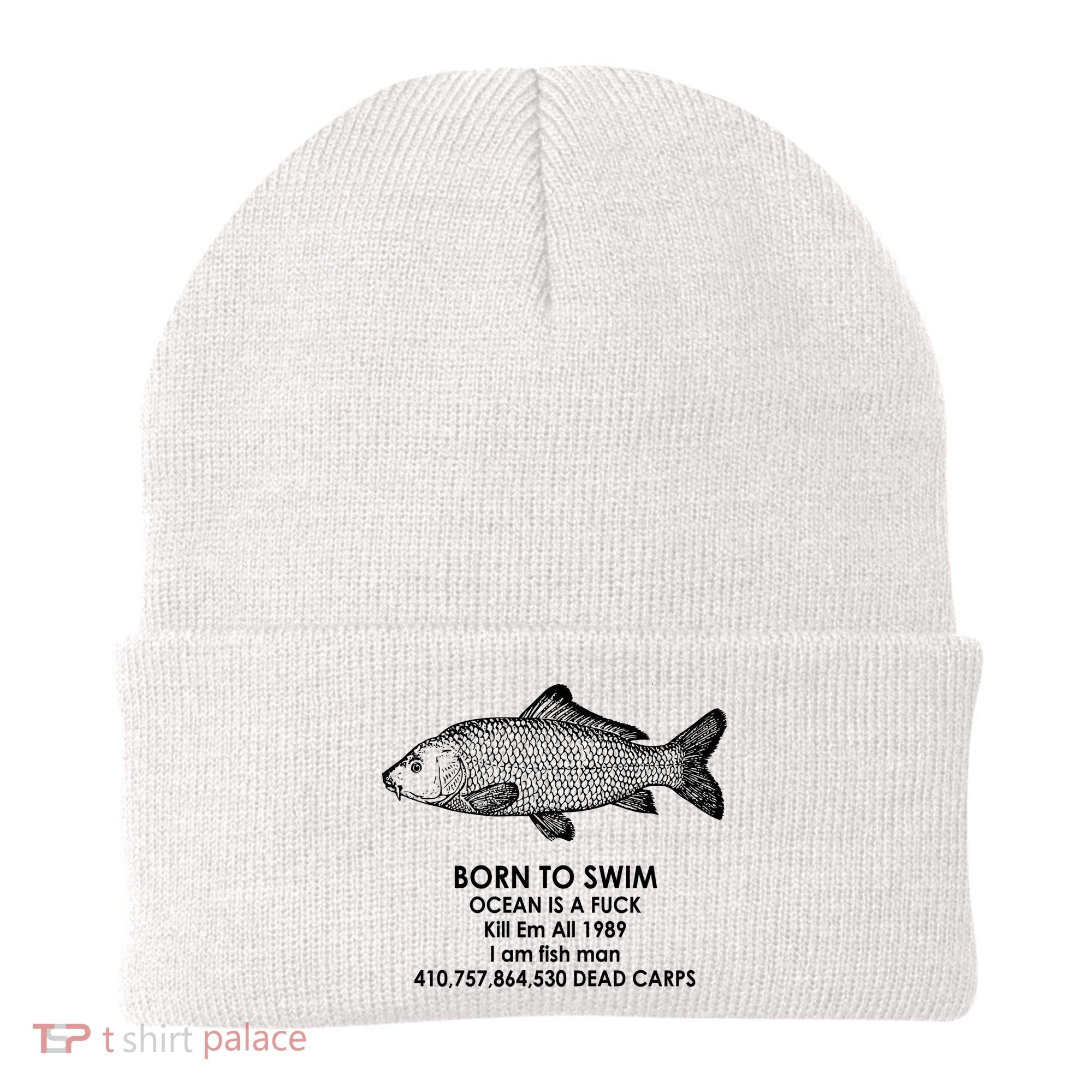 Born To Swim Ocean Is A Fuck Beanie
