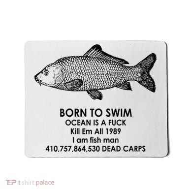 Born To Swim Ocean Is A Fuck Mousepad