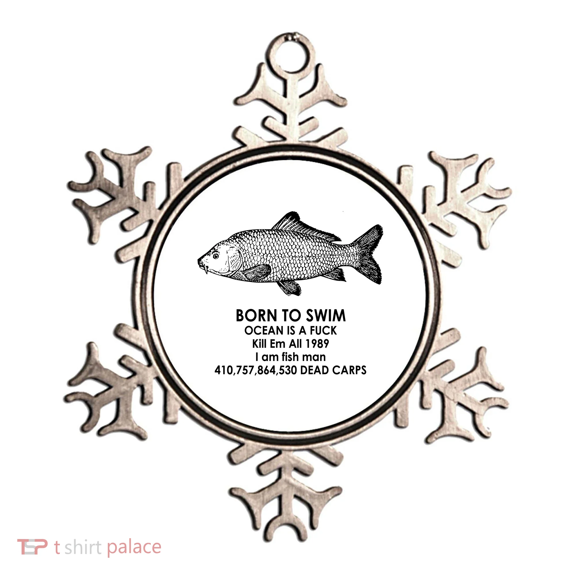 Born To Swim Ocean Is A Fuck Ornament